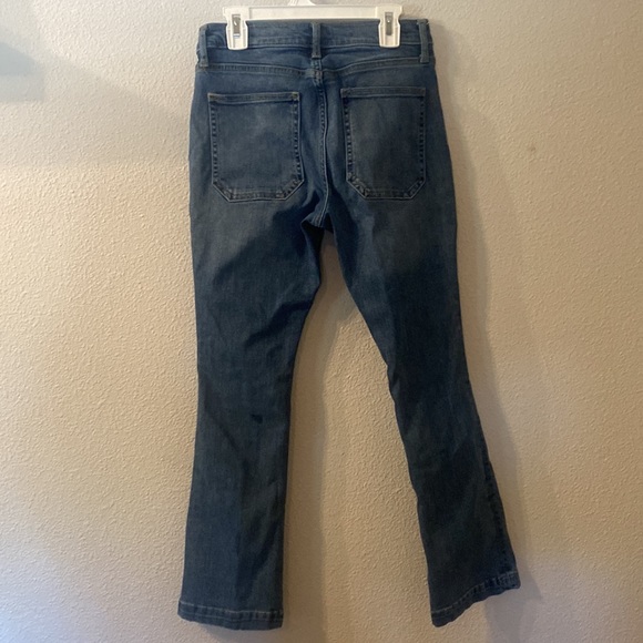 Banana Republic mid rise crop flare jeans size 25 - Picture 3 of 6